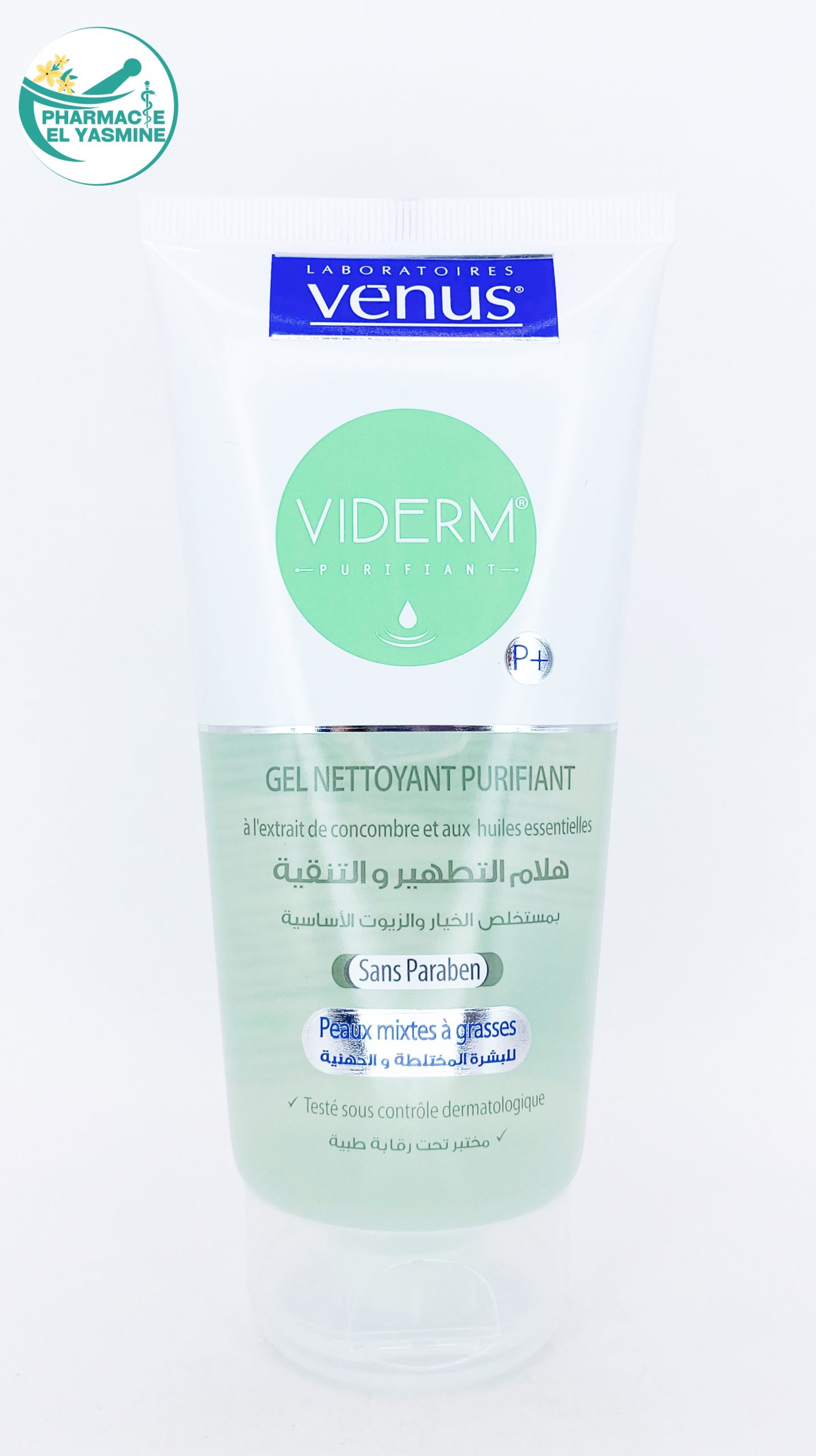 Gel nettoyant purifiant viderm Venus