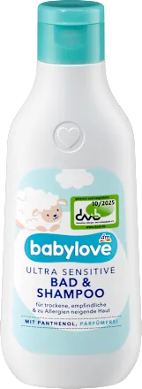 Bain bébé & shampoing ultra sensible, 250 ml