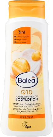 Q10 Bodylotion, Lotion pour le corps raffermissant Energy Q10, 400 ml